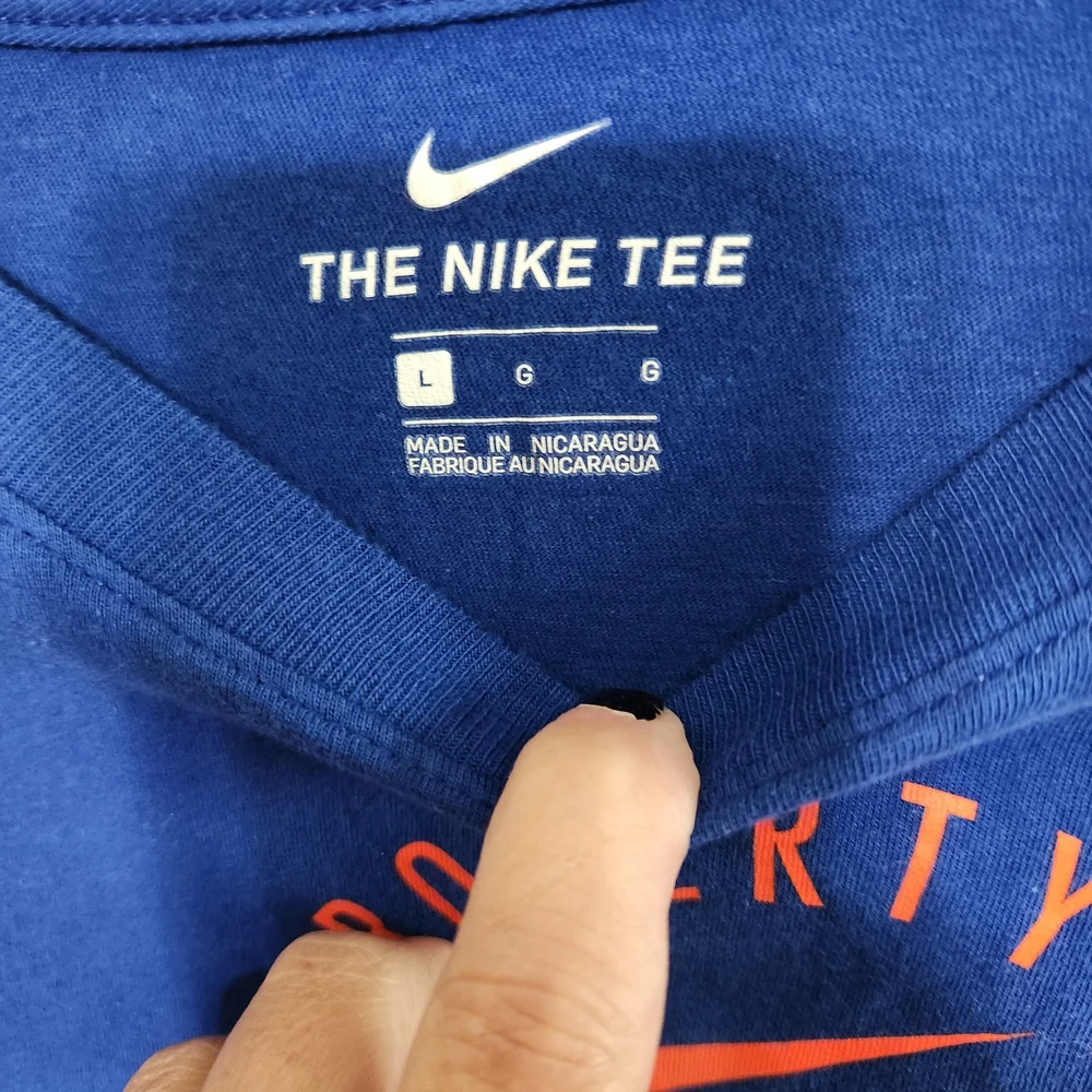 Nike Men's Blue Mets Baseball T-Shirt - Picture 5 of 8